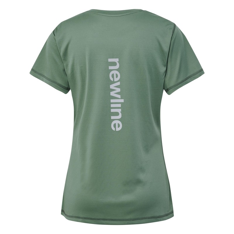 newline Women's nwlBEAT Poly Tee Woman T-Shirt, Laurel Wreath, M
