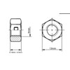 M8 Hexagon Full Nuts A4 Marine Grade Stainless Steel DIN