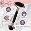 CELESTIAL SILK Black Obsidian Face Roller - Premium Anti Aging