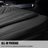 CAR PASS Waterproof Leather Back Seat Covers, Nappa PU Leather