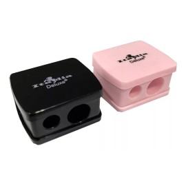 Italia Deluxe Saca Puntas Doble Italia Deluex Delineador Lapiz De Madera