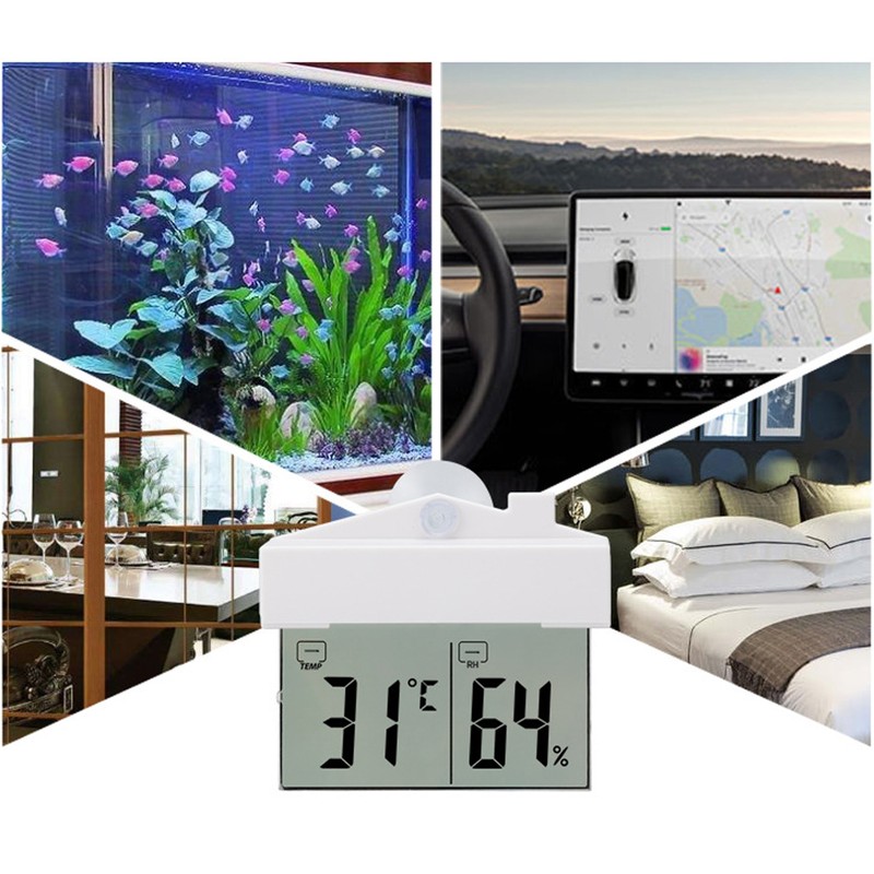 Indoor Hygrometer Thermometer LCD Screen High Accuracy Room Temperature Monitor