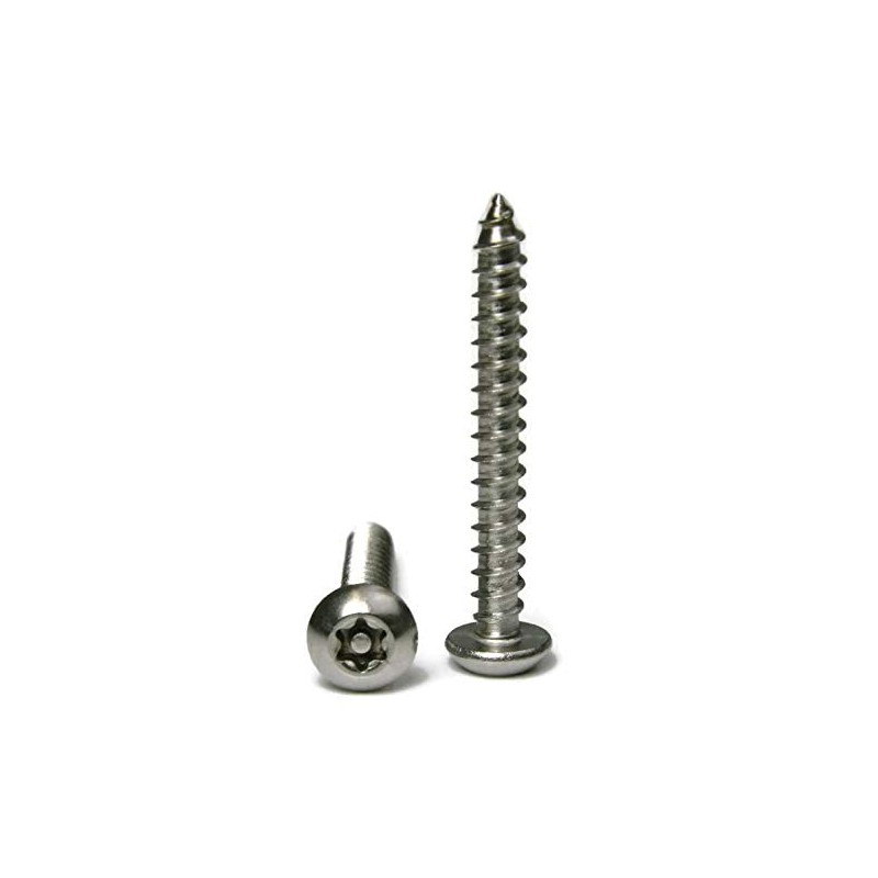#10 x 2" - 25 Pack - Torx w/Pin Tamper