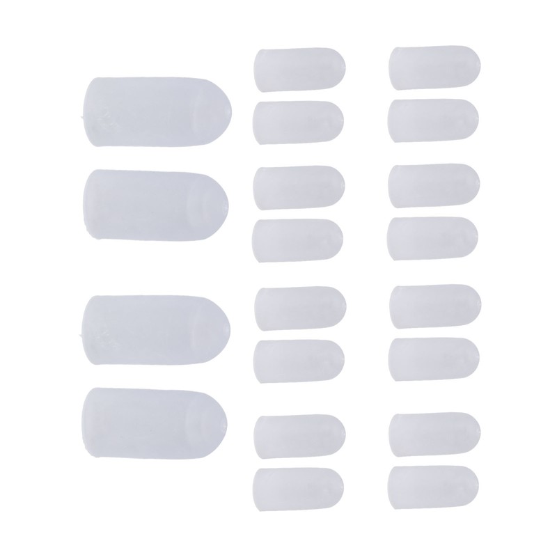 10 Pairs Toes Protector Soft Silicone Prevent Friction Different Size