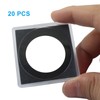 Waziaqoc 20 Pack Coin Snap Holders, 5 Sizes (20/25/30/35/40mm)