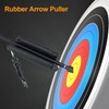 Roczential Archery Arrow Puller, Rubber Arrow Puller with Belt Clip