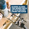 BOSCH RA1054 Deluxe Router Edge Guide with Dust Extraction Hood
