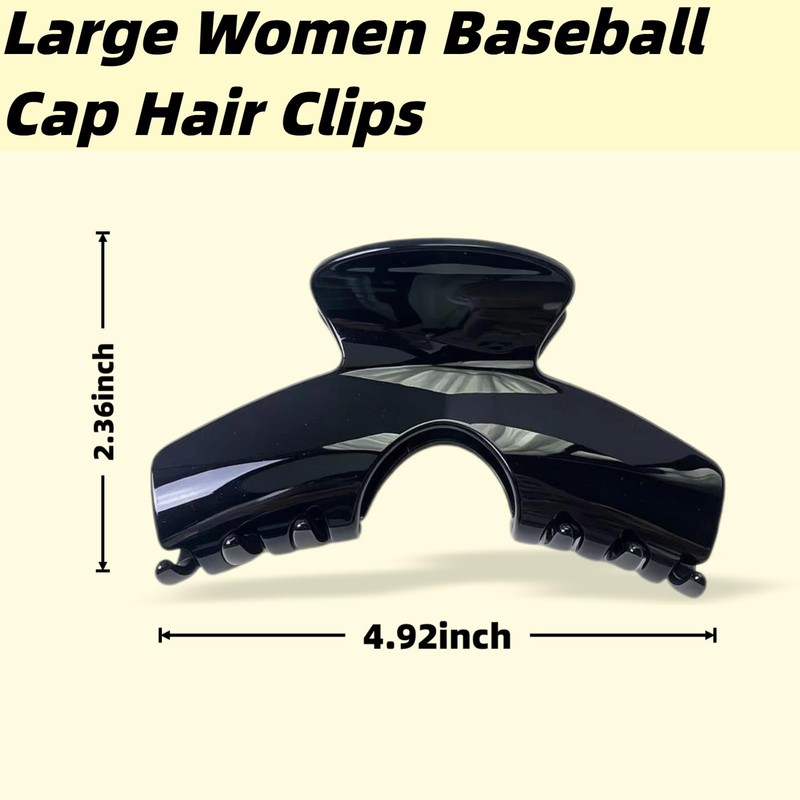 4 Pcs Hat Claw Clip for Women, Trucker & Baseball