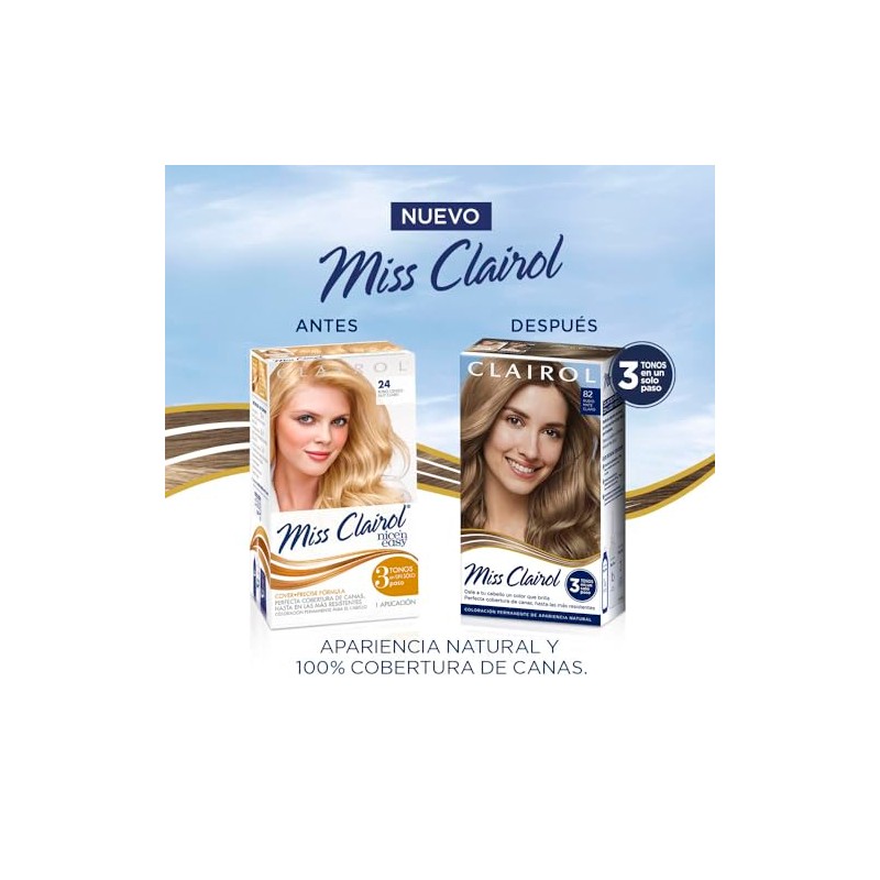 Miss Clairol Tinte Permanente 82 Rubio Mate Claro