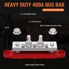 Joinfworld 400A Bus Bar 12V Power Distribution Block with 4