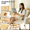 Evernewly Laptop Desk for Bed, Foldable Bed Tray, Adjustable Angle