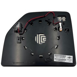 Passenger Side Mirror Glass For 2015-2020 Ford F150, 2017-2022 F250, 2017-2019 F350 Right Heated Mirrors Back Plate FL3Z17K707H FL3Z-17K707-H Blind Spot Detection System BSD