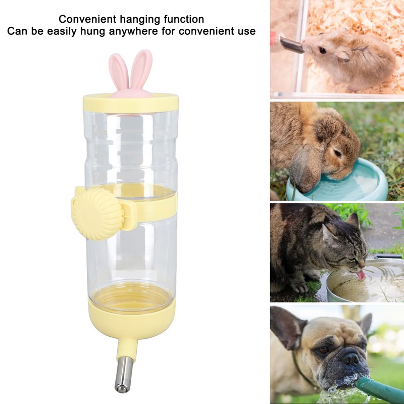 Pet Hanging Water Bottle Multipurpose Leakage Proof Large Capacity Hanging