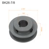 uxcell BK26-7/8 V-Belt Sheave 7/8"Bore 2.75"OD Single Groove Web Sheave