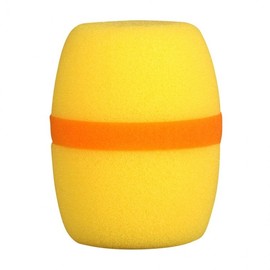 Microphone Foam Yellow Sponge Cover Hygienic Mesh Sponge Wired