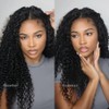 Ssawhair Curly Crochet Human Hair Knotless Pre-Separated Water Wave Human