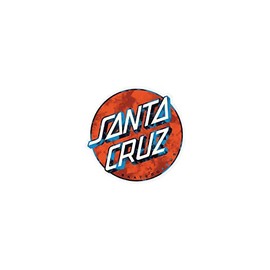Santa Cruz Skateboard Mylar Sticker Wash Dot Multi 3"