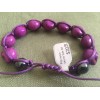 Unbranded Skull Head Resin Friendship Adjustable Bracelet Pink Or Purple
