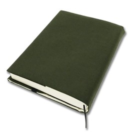 Book Cover, B6, Tankobon Size, Single Book, Adjustable Size, Reading, Made in Japan, Bookmark Included, Japanese Goods, Stylish, Gift, Canvas, British Green, B6, Tankobon Size, Single Row