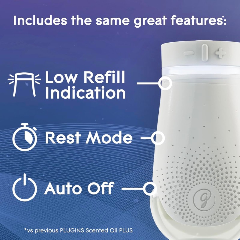 Glade PlugIn Plus Air Freshener Warmer, Holds Scented Oil Refill,