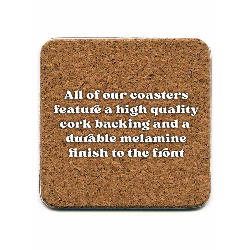 Bold & Bright - Funny 'Shaved Balls' Coaster - Small