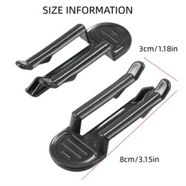 Trash Can Clamp, Pack of 10 Plastic Rubbish Bag Clip, Rubbish Bag Holder, Rubbish Bag Clip, Non-Slip Attachment Clip Holder, Rubbish Bin Slider