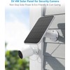 Solar Panel Charger Compatible with Eufycam 3/3C/2C/2C Pro/E40/E20/2/2 Pro/E/L20/L40/Solo/SoloCam Spotlight,