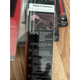 hercules sagemann NEW Hercules Sagemann Black Gold HC 627 374 Rubber Hair Cutting Comb 7″ Germany