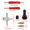 Unbranded 64 PCS / Kit Tire Valve Tool Valve Stem