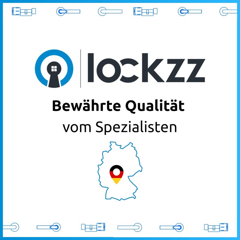 lockzz Toilet Mortice Lock Bathroom Door DIN Left - Bathroom