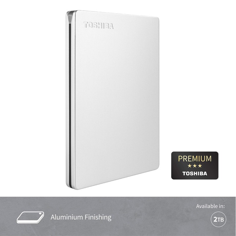 Toshiba Canvio Slim 3 2TB USB 3.0 Portable External Hard
