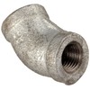 Anvil 8700126504, Malleable Iron Pipe Fitting, 45 Degree Elbow, 1/4"