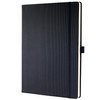 Sigel CONCEPTUM A4 Lined Hardcover Notebook - Black