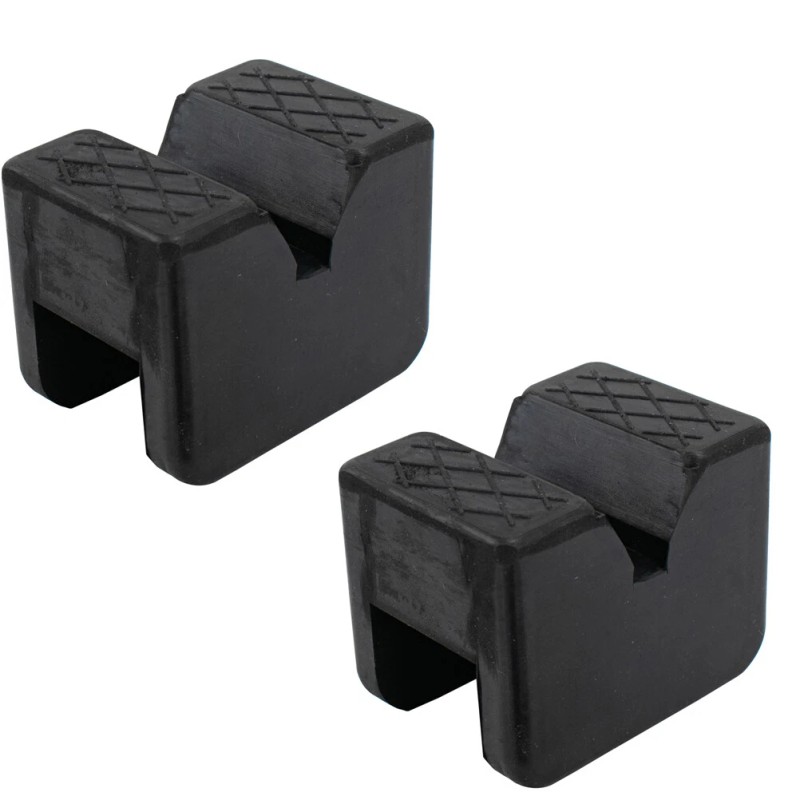 XUKEY 2x Axle Jack Stand Pad Adaptor Sill Damage Protector