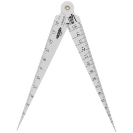 sinwa te-pa-ge-zi Double 1 to 15 mm Gap Hole Diameter, Length Measurement Scale with 62620 