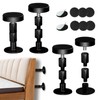 Pack of 4 Headboard Stoppers, Adjustable Bed Frame with Thread,