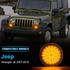POPMOTORZ LED Front Side Indicator Indicator for J-eep Wrangler JK