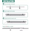 SZHLUX 10 Pack LED Shop Light 4FT 42W 5000K Daylight