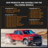 PIT66 Fender Flares, Compatible With 1999-2006 Chevy Silverado GMC Sierra/2000-2006