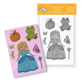 Craft BuddyUS CCST165: CraftBuddy Fairytale Princess Crystal Art A6 Stamp Set