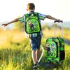 2PCS Kids Luggage Set, Boys Suitcase and 12inch Toddler Backpack