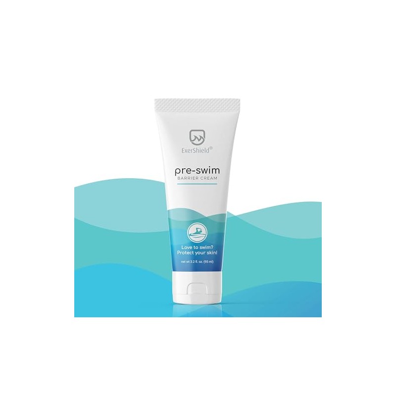Exershield- Loción pre-natación: crema protectora para nadadores: protege la piel