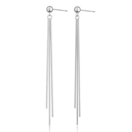 SZXYCZL 925 Silver Fashion Pendant Earrings For Women Gold/Silver Chic Elegant Cute Earrings Gift-Short Star Moon