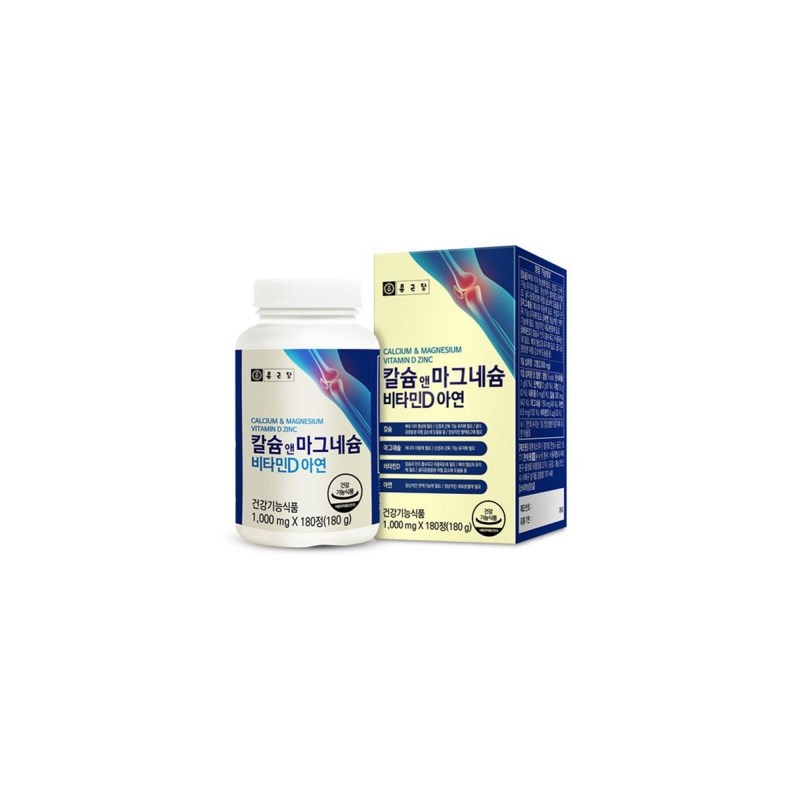 D&E MALL Chong Kun Dang Calcium Magnesium Vitamin D Zinc