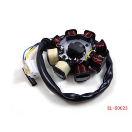 8 Coil Magneto Stator Alternator for GY6 49cc 50cc Chinese Scooter ATV Moped Go Kart Jonway Taotao Roketa Sunl