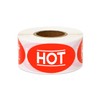 HOT Sticker Label - Red HOT Sticker for Food, Groceries,