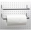 Paper Towel Holder for Pegboard, Extendable, Fit Any Standard Pegboard,