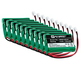 Synergy Digital Cordless Phone Batteries, Compatible with Telematrix BATT-9600 Cordless Phone, (Ni-MH, 3.6V, 750 mAh) Ultra High Capacity, combo-pack includes: 10 x SDCP-H314 Batteries