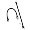 Samcos Bag Handle with D-Can, Genuine Leather, Detachable Handles, Set