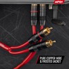Install Link Audio Cable RCA for Subwoofer or Stereo Cable,